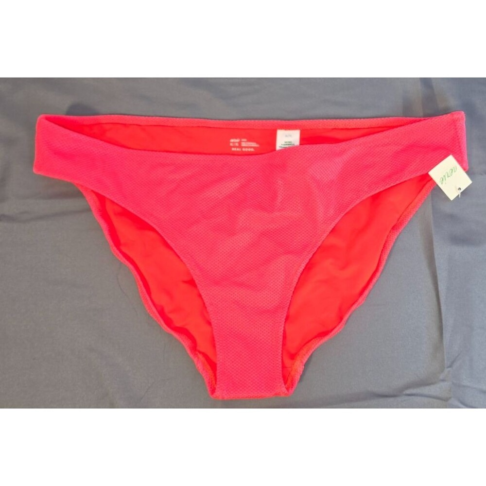 Aerie Orange Red Swim Bathing Suit Bikini Size XL New with Tags